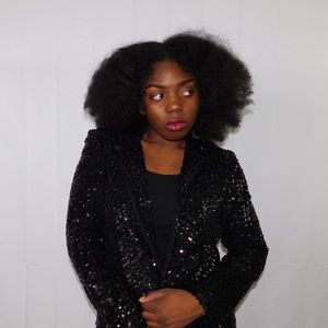 THRIFTED SEQUIN BLAZER